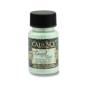 Textilní barva Cadence Dora Textile, met. mátová, 50 ml
